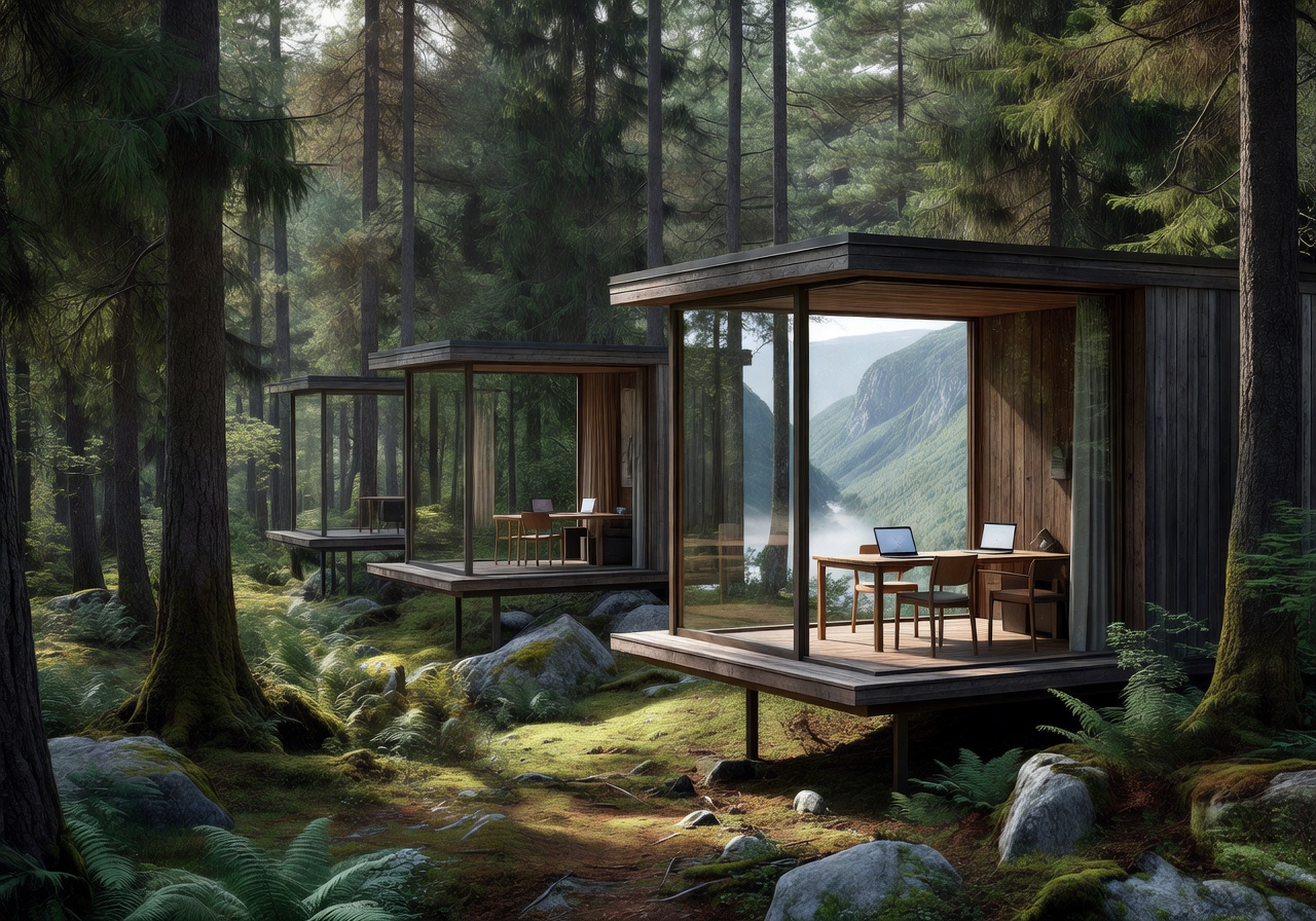 Juvet Landscape Hotel nature cabin exterior
